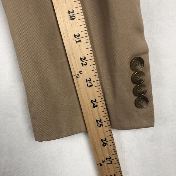 J. CREW‎ Ludlow Jacket Sz L Khaki Tan Preppy Blazer Sport Coat Unstructured EUC - Picture 11 of 15